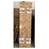 CenterPointe Chevron Butcher Block Countertop-Acadia Wood Species, 25" Wide-98" Long-1.5" Thick