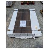 Pallet- Click-Lock Waterproof Luxury Vinyl Plank, Color-Halsey, 20mil Wear Layer with attached pad, 7"W x 48"L ,  615 Total Square Feet