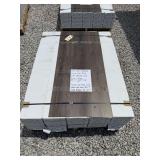 Pallet- Click-Lock Waterproof Luxury Vinyl Plank, Color-Halsey, 20mil Wear Layer with attache pad, 7"W x 48"L ,  615 Total Square Feet