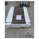 Pallet- Click-Lock Waterproof Luxury Vinyl Plank, Color-Halsey, 20mil Wear Layer with attache pad, 7"W x 48"L ,  615 Total Square Feet