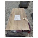 Pallet- Click-Lock Waterproof Laminate Wood Flooring Home Decorators Collection, Color-Virgil Island Oak, 12mm Thick, 8"W x 47"L with attached pad, 334 Total Square Feet