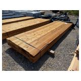 Stack- Rustic Western Red Cedar Square Edge Boards 1"x6"x 12