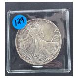 1990 American Eagle One Ounce Fine Silver Dollar Coin