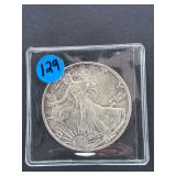 1990 American Eagle One Ounce Fine Silver Dollar Coin