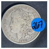 1921 Morgan Silver Dollar