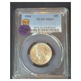 PCGS MS64 1964 Washington Silver Quarter
