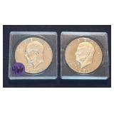 Lot - 1977 and 1978 Eisenhower Dollars