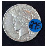 1928 Peace Silver Dollar