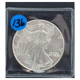 1999 American Eagle One Ounce Fine Silver Dollar