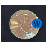 2014 Canada 5 Dollar 1 oz Silver Maple Leaf Coin