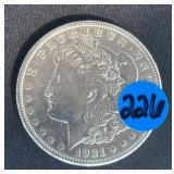 1921 Morgan Silver Dollar