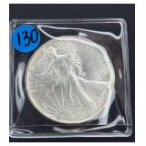 1991 American Eagle One Ounce Fine Silver Dollar Coin