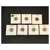 Lot - (7) 1940
