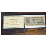 United States Series of 1862 First US One Dollar Legal Tender Note, Serial Number: 259