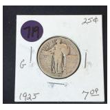 1925 Standing Liberty  Silver Quarter