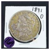 1891 Morgan Silver Dollar