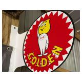 Metal flange sign, double sided