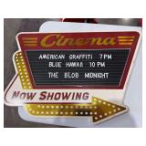 Garage Art - Movie Cinema sign