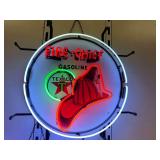 NEON 24" Texaco Fire Chief