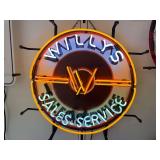 NEON 24" Willys Sales & Service