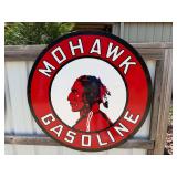 PORCELAIN STEEL - 42" Mohawk Gasoline, double sided