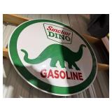48" Dino Sinclair, custom made aluminum, single sided