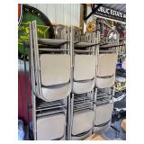 50 Folding Chairs with cart