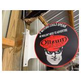 Metal flange sign, double sided