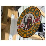 Metal flange sign, double sided