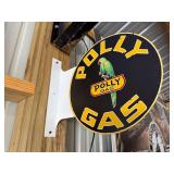 Metal flange sign, double sided