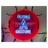 NEON 24" Flying A Gasoline