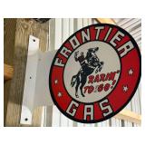 Metal flange sign, double sided