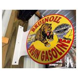 Metal flange sign, double sided