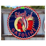 PORCELAIN STEEL - 42" Silent Chief Gas, double sided