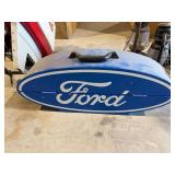 Oval Ford metal auto detailer box