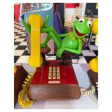 Rare vintage "Kermit the Frog" telephone - ESTATE