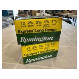 (2) Remington Express Long Range 12 Gauge Shotgun Shells