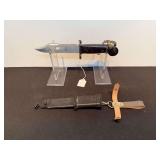 AKM Type II Bayonet with Scabbard and Frog