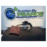 Thompson/Center Arms Contender Single-Shot Pistol, .45-70 Govt, 14in Muzzle Brake Barrel, TruGlo Red Dot, Pachmayr Grips, (2) Additional 10in Factory Barrels in .45 Colt/.410 & .30-30 Win, Leather Car