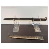 Czechoslovakian VZ 24 Mauser Bayonet with Scabbard, CSZ Marked
