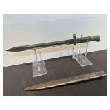 Czechoslovakian VZ 24 Mauser Bayonet with Scabbard, CSZ Marked