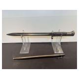 CSZ Marked Military Bayonet with Scabbard