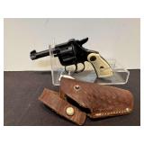 EIG Model EIG.E .22 Short Revolver 2-1/2” Barrel with Original Factory Leather Holster