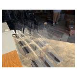 Lot - (7) clear covid dividers
