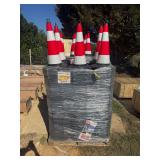 Pallet - (250) SDLanch Unused SDLTSC250 Safety Traffic Cones