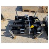8-pc Unused Mini-Excavator Attachment Set