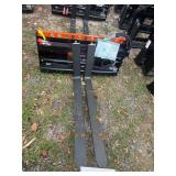 2026 Wolverine Unused PFA-11-3300G Skidsteer Hydraulic Adjustable Pallet Forks