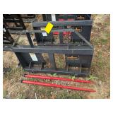 2026 Landhonor Unused BS-12-2500G Skidsteer Bale Spears