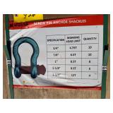 2026 MFGSTAR Unused Screw Pin Anchor Shackles