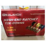 SDLANCH Ratchet Tie-Downs 3.5M 100PCS